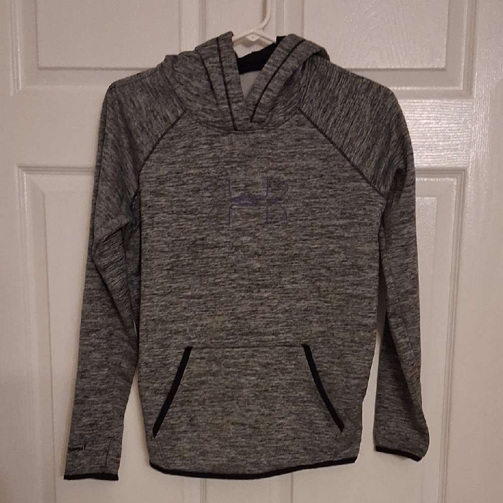 Under Armour Heathered Gray Pullover Hoodie